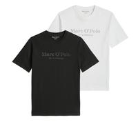 Marc O'Polo Camiseta negro / blanco XL negro / blanco