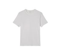Marc OߴPolo Hombre Camiseta de punto de algodón orgánico con cuello redondo, Blanco (White), L
