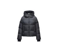 Chaqueta de plumón acolchada con capucha, corte regular Black 42