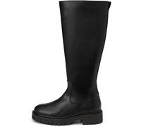 Marc OPolo Chelsea Botas de piel con suela de perfil para mujer, Negro, 37 EU