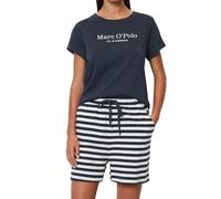 Marc O'Polo Mix&Match-Conjunto de Pijama Corto Pajama, Azul Marino, Blanco, S para Mujer