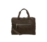 Marc O'Polo Cuero Bolsa de Viaje Bolso Bandolera Joris Weekender Dark Nickle marrón