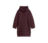 Abrigo con capucha regular Espresso Brown S