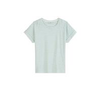Marc OߴPolo Denim Camiseta de algodón orgánico Mujer Camiseta de Rayas, Azul (Light Blue Multi 01), L