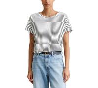 Marc OߴPolo Denim Camiseta de algodón orgánico Mujer Camiseta de Rayas, Negro (Black Multi 02), S