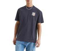 Marc OߴPolo Denim Hombre Camiseta de algodón orgánico Relaxed fit, Azul (True Navy), XL
