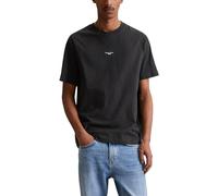 Marc OߴPolo Denim Hombre Camiseta de punto de algodón orgánico con cuello redondo, Negro (Black), XXL