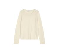 Marc OߴPolo Denim Jersey de algodón orgánico Mujer con Cuello Redondo, Beige (Chalky Sand), XS