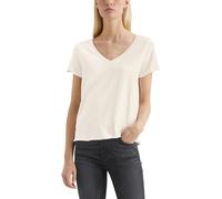 Marc OߴPolo Denim Mujer Camiseta de algodón orgánico con cuello de pico, Blanco (Scandinavian White), XL