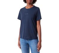 Marc OߴPolo Denim Mujer Camiseta de algodón orgánico Regular fit, Azul (Navy Teal), S