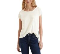 Marc OߴPolo Denim Mujer Camiseta de algodón orgánico Relaxed fit, Blanco (Scandinavian White), M