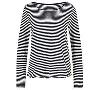 Marc OߴPolo Denim Mujer Camiseta de manga larga de algodón orgánico de rayas, Multicolor (Multi/Scandinavian Blue), XS