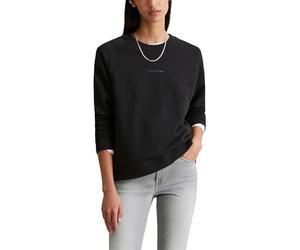 Marc OߴPolo Denim Mujer Sudadera de algodón orgánico Relaxed fit, Negro (Black), S