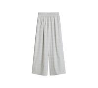 Pantalones anchos a cuadros Light Grey XXS