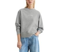 Marc OߴPolo Denim Sudadera de algodón orgánico Mujer Relaxed Fit, Gris (Stone Melange), S