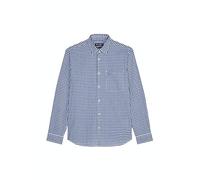 Marc OߴPolo Hombre Camisa de Manga Larga de Cuadros, Azul (Multi/Total Eclipse), M