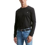 Marc OߴPolo Hombre Camiseta de manga larga de punto de algodón orgánico con cuello redondo, Negro (Black), XL