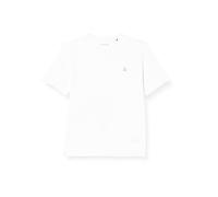Marc OߴPolo Hombre Camiseta de punto de algodón orgánico con cuello redondo, Blanco (White), 3XL