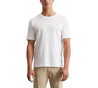 Marc OߴPolo Hombre Camiseta de punto de algodón orgánico con cuello redondo, Blanco (White), 3XL