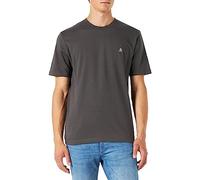 Marc OߴPolo Hombre Camiseta de punto de algodón orgánico con cuello redondo, Gris (Grau), XL