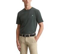 Marc OߴPolo Hombre Camiseta de punto de algodón orgánico con cuello redondo, Verde (Brayden Storm), L