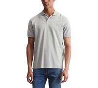 Marc OߴPolo Hombre Polo de manga corta de algodón orgánico Regular fit, Gris (Grau), L