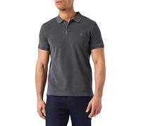 Marc OߴPolo Hombre Polo de manga corta de algodón orgánico Regular fit, Gris (Grau), XL