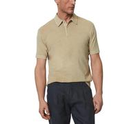Marc OߴPolo Hombre Polo de manga corta de tejido elástico Shaped fit, Blanco (White), L