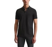 Marc OߴPolo Hombre Polo de manga corta de tejido elástico Shaped fit, Negro (Black), L
