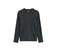 Camiseta de manga larga, corte regular Dark Grey Melange XXL