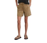 Marc OߴPolo Pantalón corto de piel Mujer talle medio Shaped Fit, Beige (Summer Sand), 46