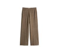 Pantalones de jersey de tweed de corte holgado Dark Brown 40