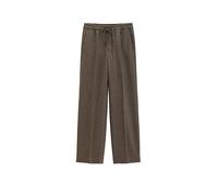 Pantalones holgados de cuadros Glencheck, sin cremallera Dark Brown 38