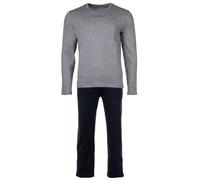 Marc O'Polo Pijama largo navy / gris oscuro S navy / gris oscuro