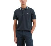Marc OߴPolo Polo de Manga Corta de algodón orgánico Hombre Regular Fit, Azul (Dark Navy), XL