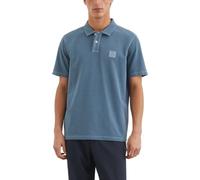 Marc OߴPolo Polo de Manga Corta de algodón orgánico Hombre Regular Fit, Azul (Storm), S
