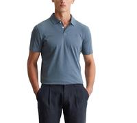Marc OߴPolo Polo de Manga Corta de algodón orgánico Hombre Shaped Fit, Azul (Storm), XXL