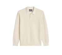 Polo de punto de corte regular Grey Silk S