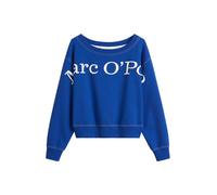 Marc O'Polo Sudadera azul real / blanco S azul real / blanco