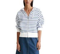 Marc O'Polo Sudadera Vaquera para Mujer de algodón orgánico a Rayas, Azul, S