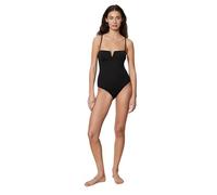 Marc O'Polo Traje de baño para Mujer 25q1w00315 Metal U One Piece, Negro, XS
