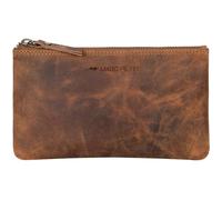 Marc Peter Estuche vintage Austin de piel, estuche con cremallera YKK, gran capacidad, estuche grande, Bronceado Vintage, Federmappe, Organizador de bolsillo