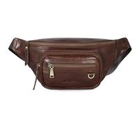 Marc Peter Varadero Riñonera de piel | Riñonera con correa de cambio | Crossbody Cuero Riñonera | Hip Bag Leather Riñonera Crossbag, chocolate, Pack de cintura