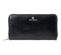 Marc Picard Cuero Monedero Firenze Zip Wallet Black Negro