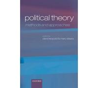 Marc Stears David Leopold Political Theory (Tapa blanda)