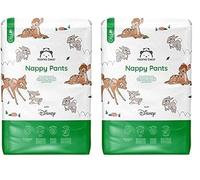 Marca Amazon - Mama Bear - Disney, pañales braguita - Talla 4 (9-15 kg), Bianco, 80 Unidad (Paquete de 2)