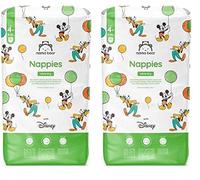 Marca Amazon - Mama Bear Disney pañales ultrasecos, Talla 4+ (9-15 kg), Bianco, 80 Unidad (Paquete de 2)