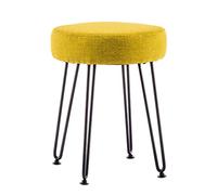 Marca Amazon - Movian Romade - Taburete, amarillo mostaza
