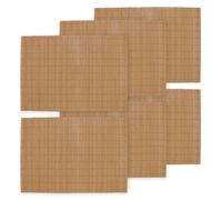 Marca BambooMN - Mantel Individual de bambú/Sushi Rolling Mat - 12.75 "x 18,5" - 5 Opciones De Color - 4/6/8 pcs