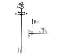 Marca de dirección del césped Marca de dirección de hierro forjado para jardín para decoración al aire libre (Gallo)
